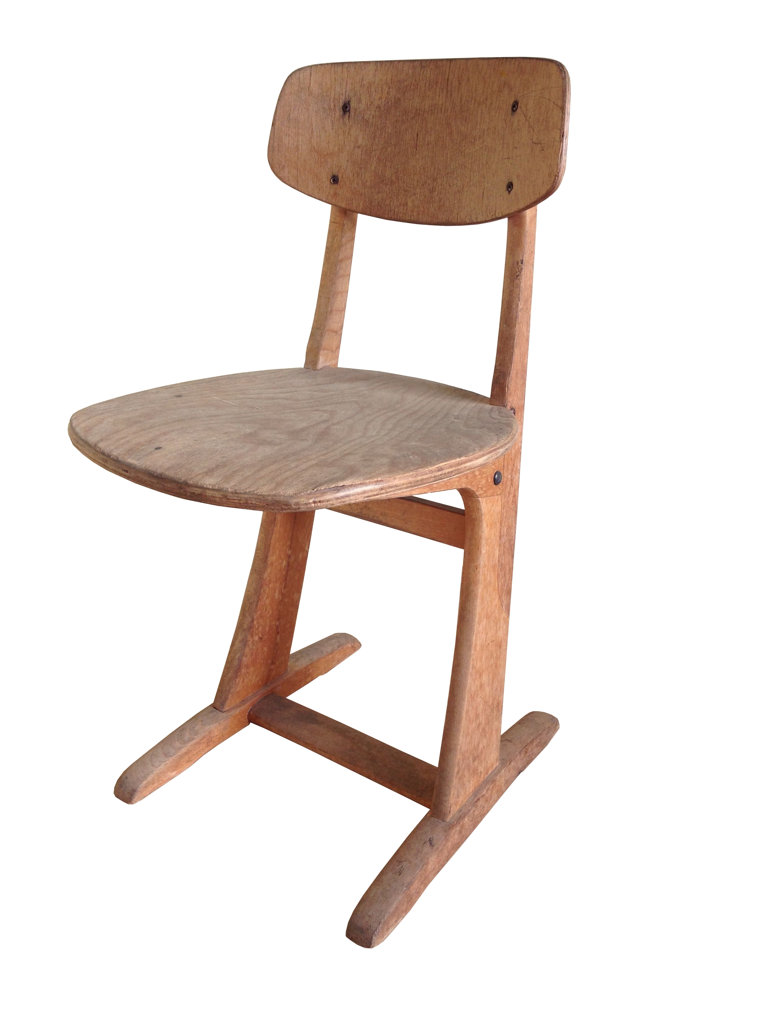 Niemieckie krzesło stolarskie szkolne Casala