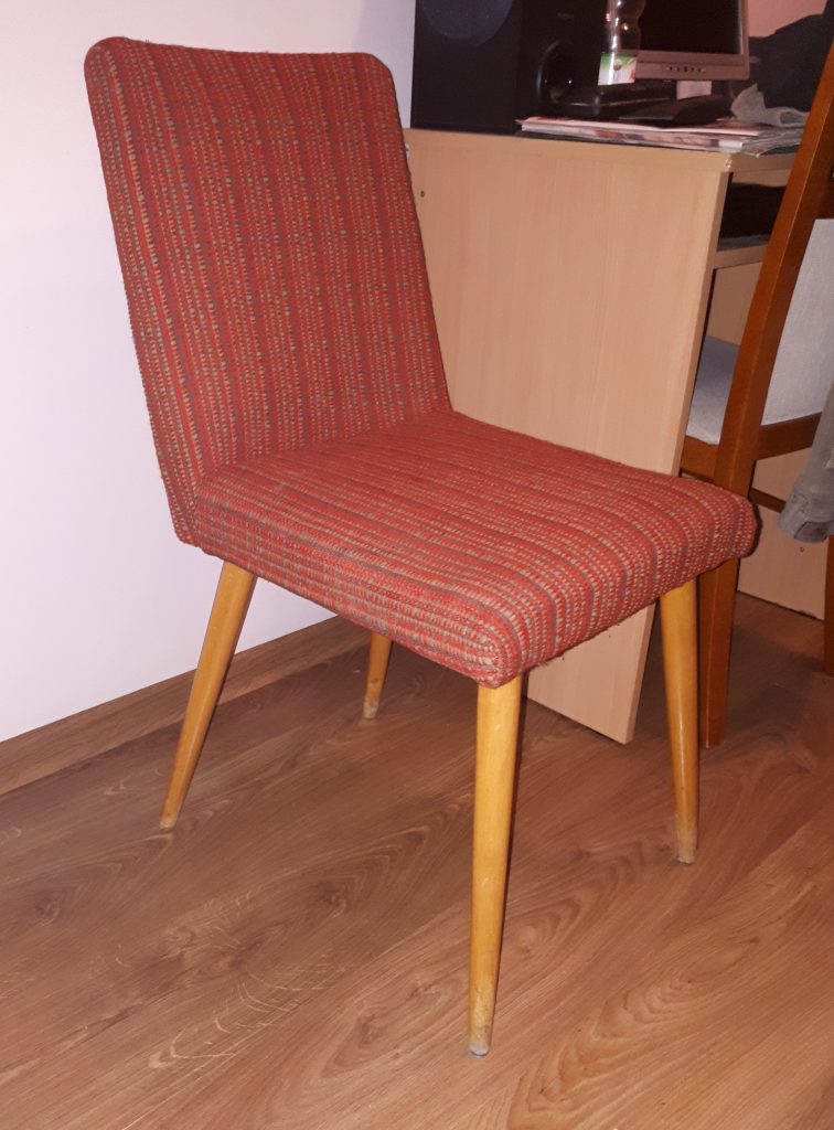 Krzesło tapicerowane typ 200-244, Słupskie Fabryki Mebli