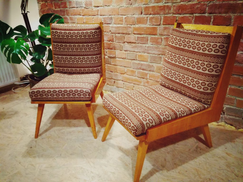 Fotel tapicerowany lekki typ 1326, Lejkowski - Leśniewski