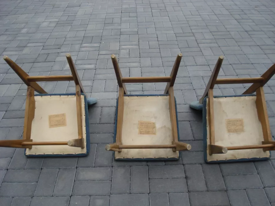 Krzesła typ 200-178, prod. Bytomskie Fabryki Mebli