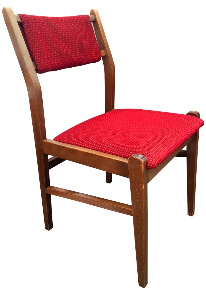 Krzesło tapicerowane typ 200-242 prod. Fabryka Mebli Giętych w Jasienicy