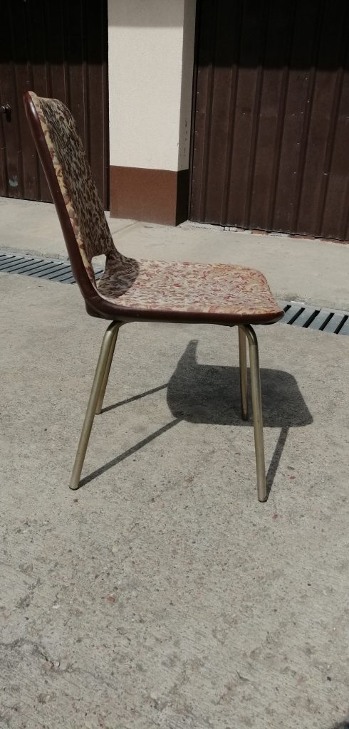 Krzesło metalowe prod. Meblomet w Mszanie Dolnej, PRL